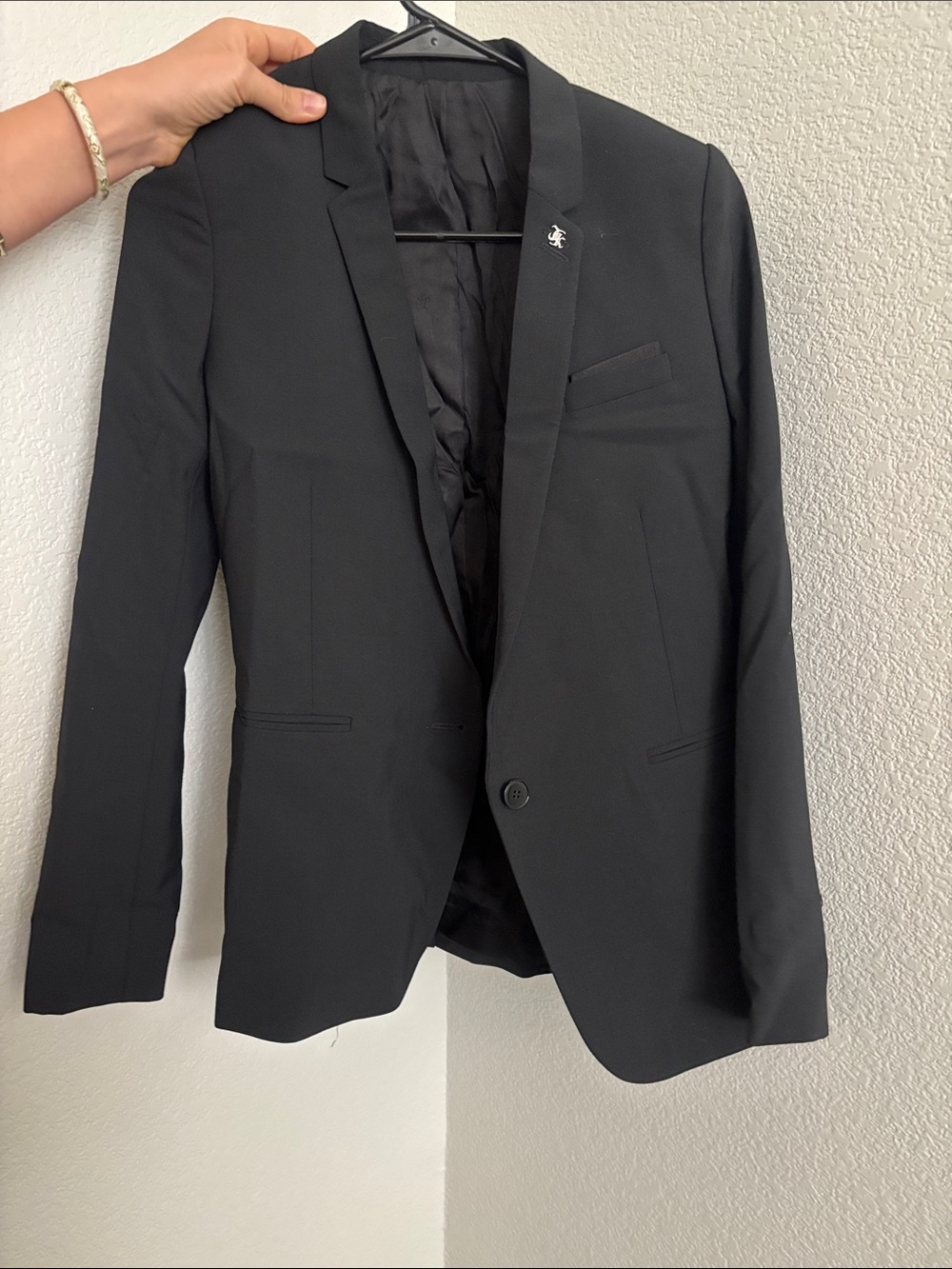 The Kooples Black Single-Button Women's Blazer